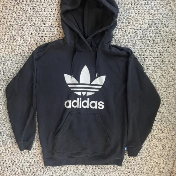 Extra Small Black Adidas Hoodie - Picture 1 of 3